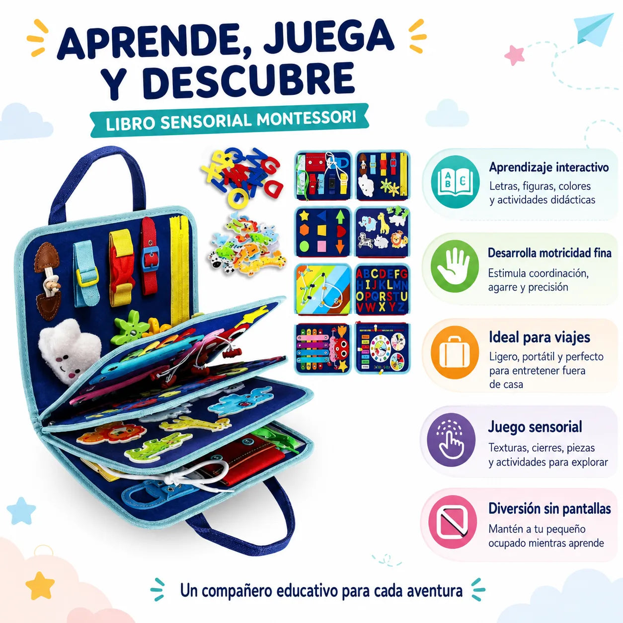 Bussy Board | Montessori Portatil
