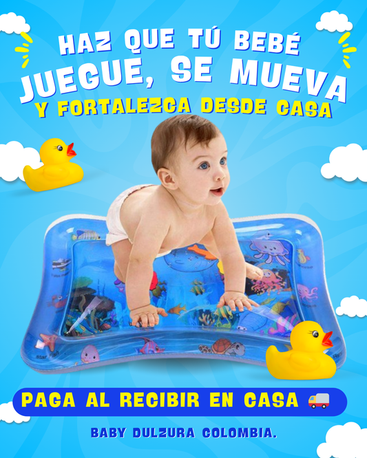 Tapete de agua para Bebé - Estimulación sensorial temprana y didáctica
